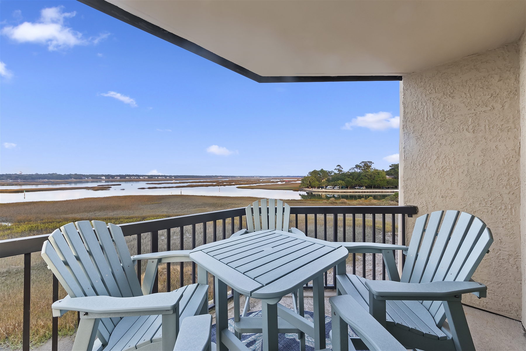 Balcony Overlooking the Water