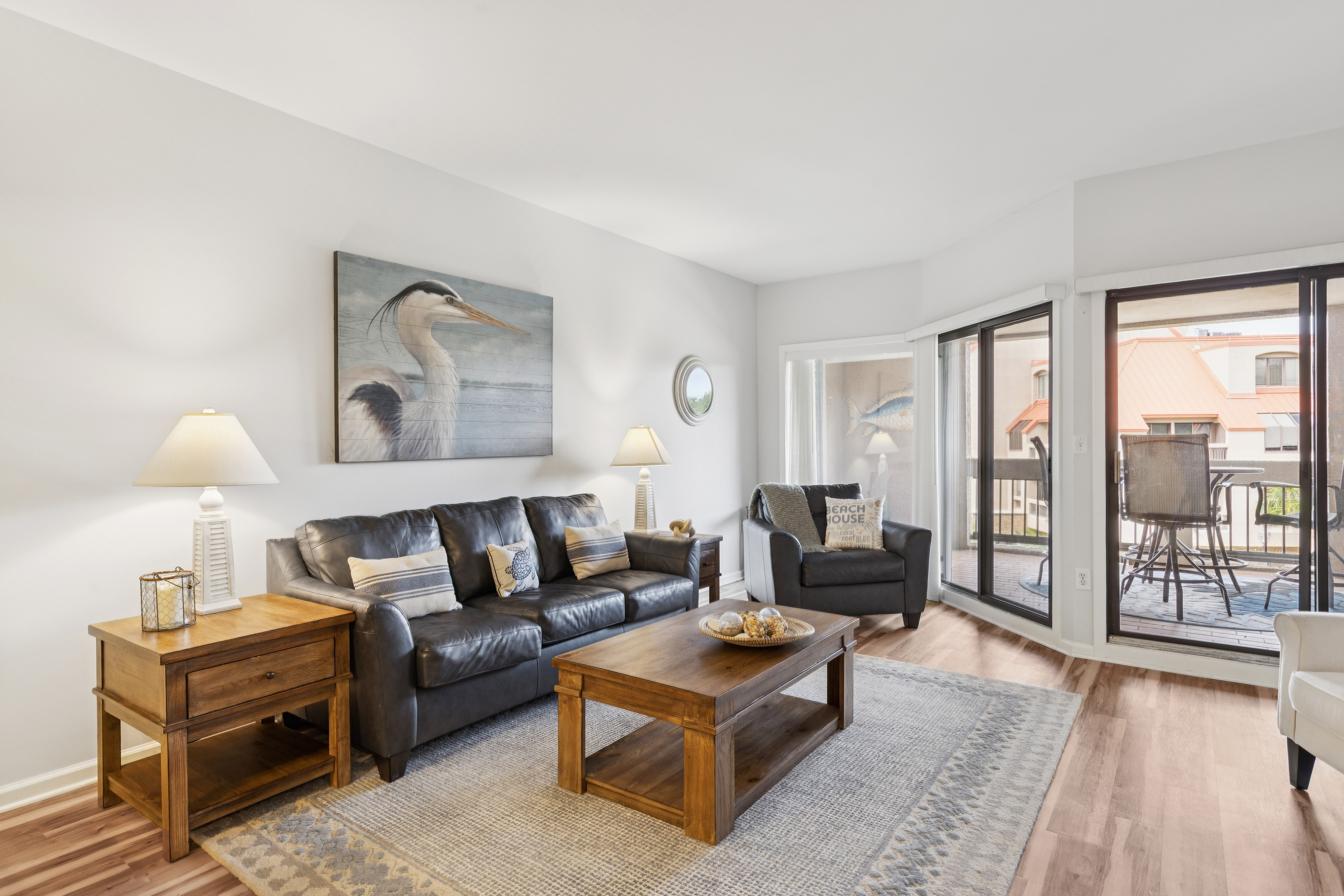 Coastal Lounge with a Touch of Nature