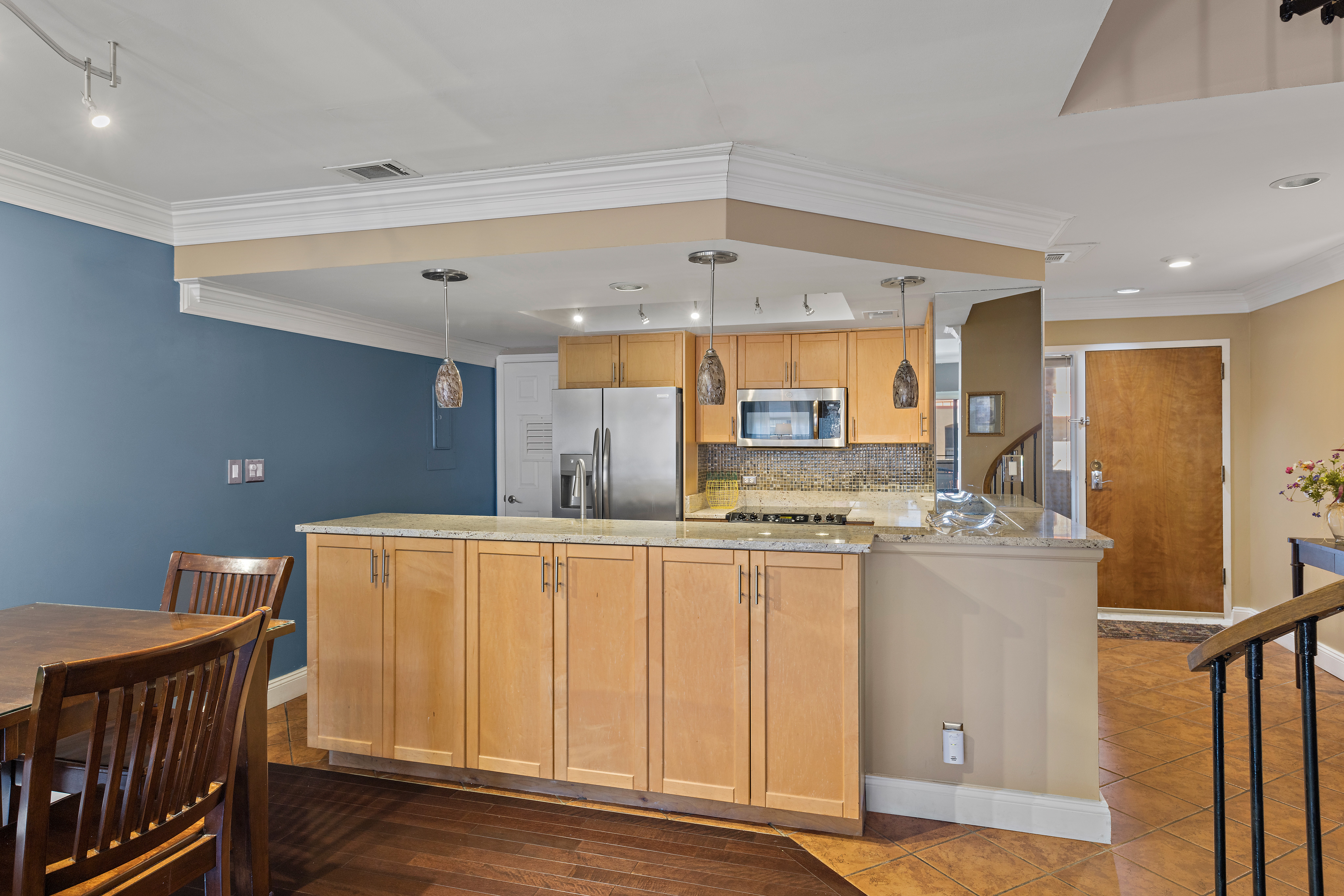 Kitchen Counter with Extra Storage Space