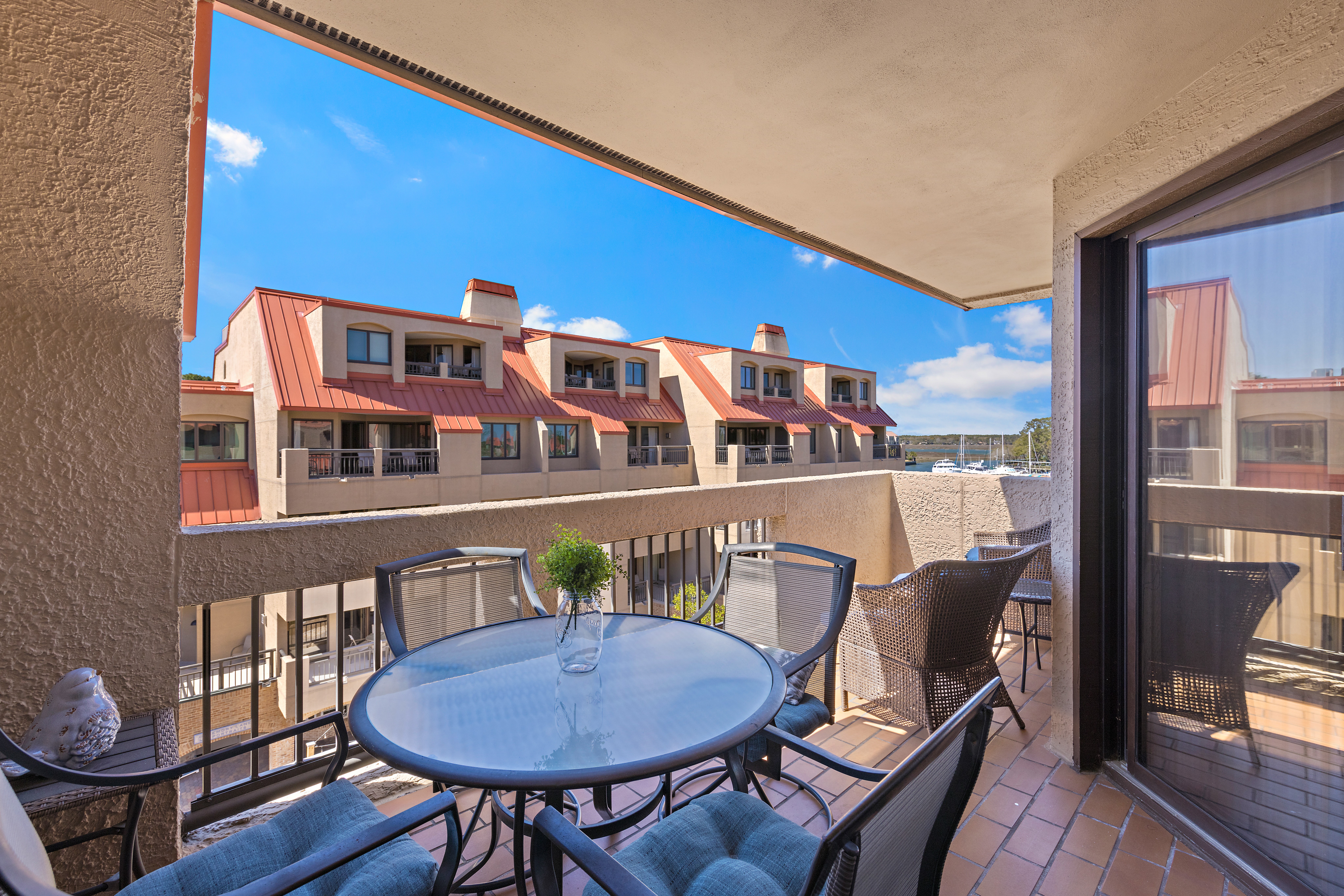 Morning Coffee Spot Overlooking Marina