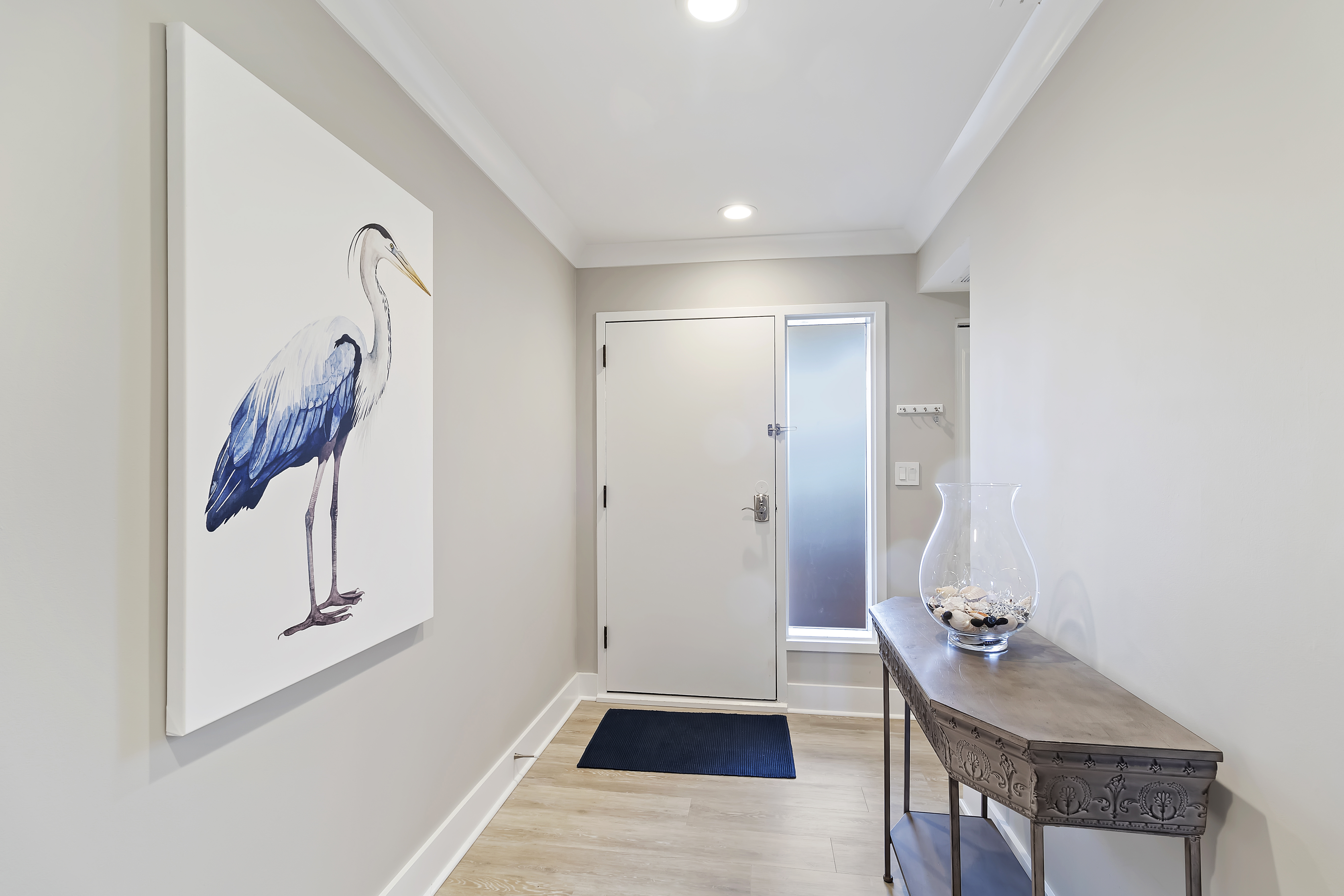 Light & Simple Entryway with Simple Touches