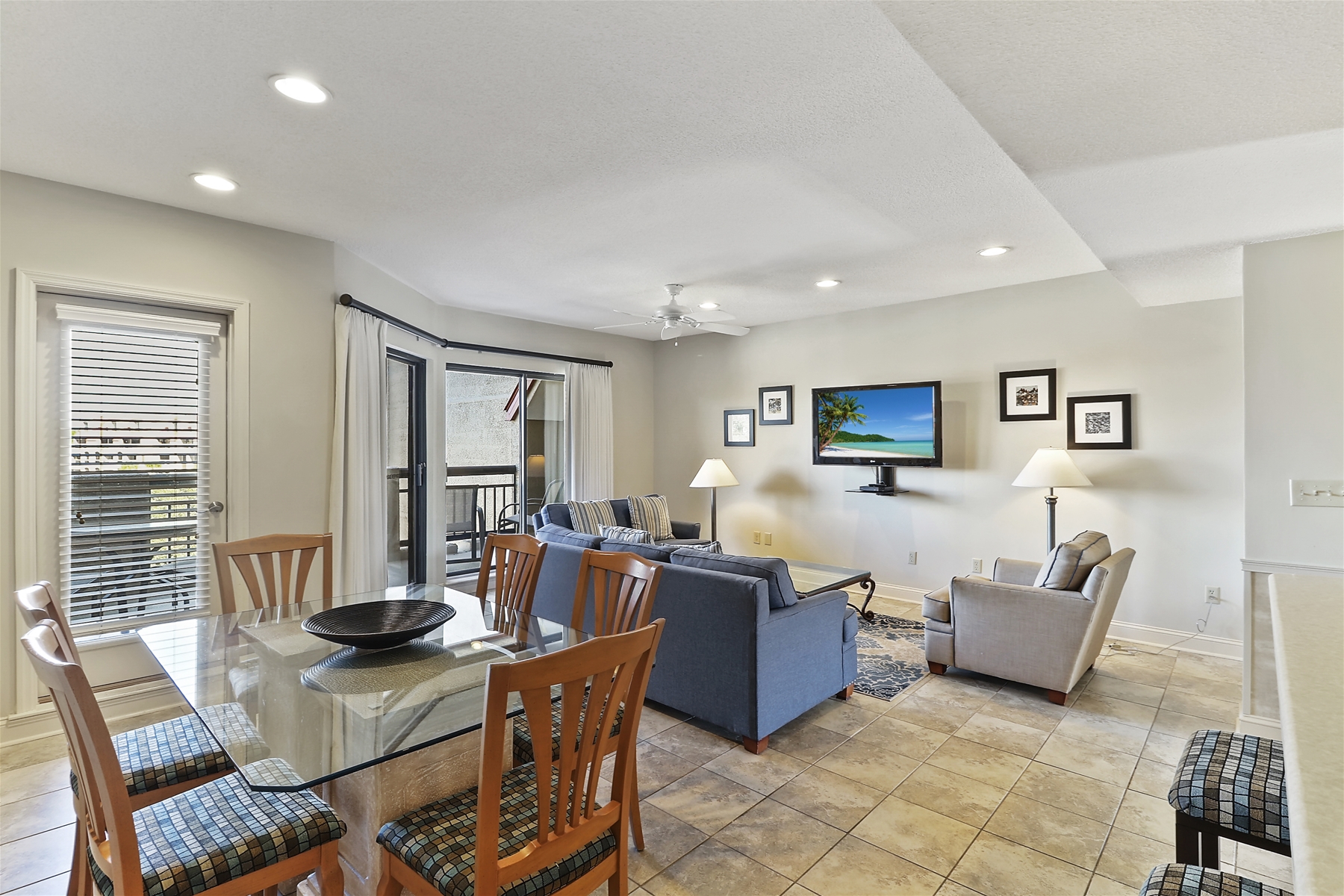 Airy Living Room for Off-Beach Days