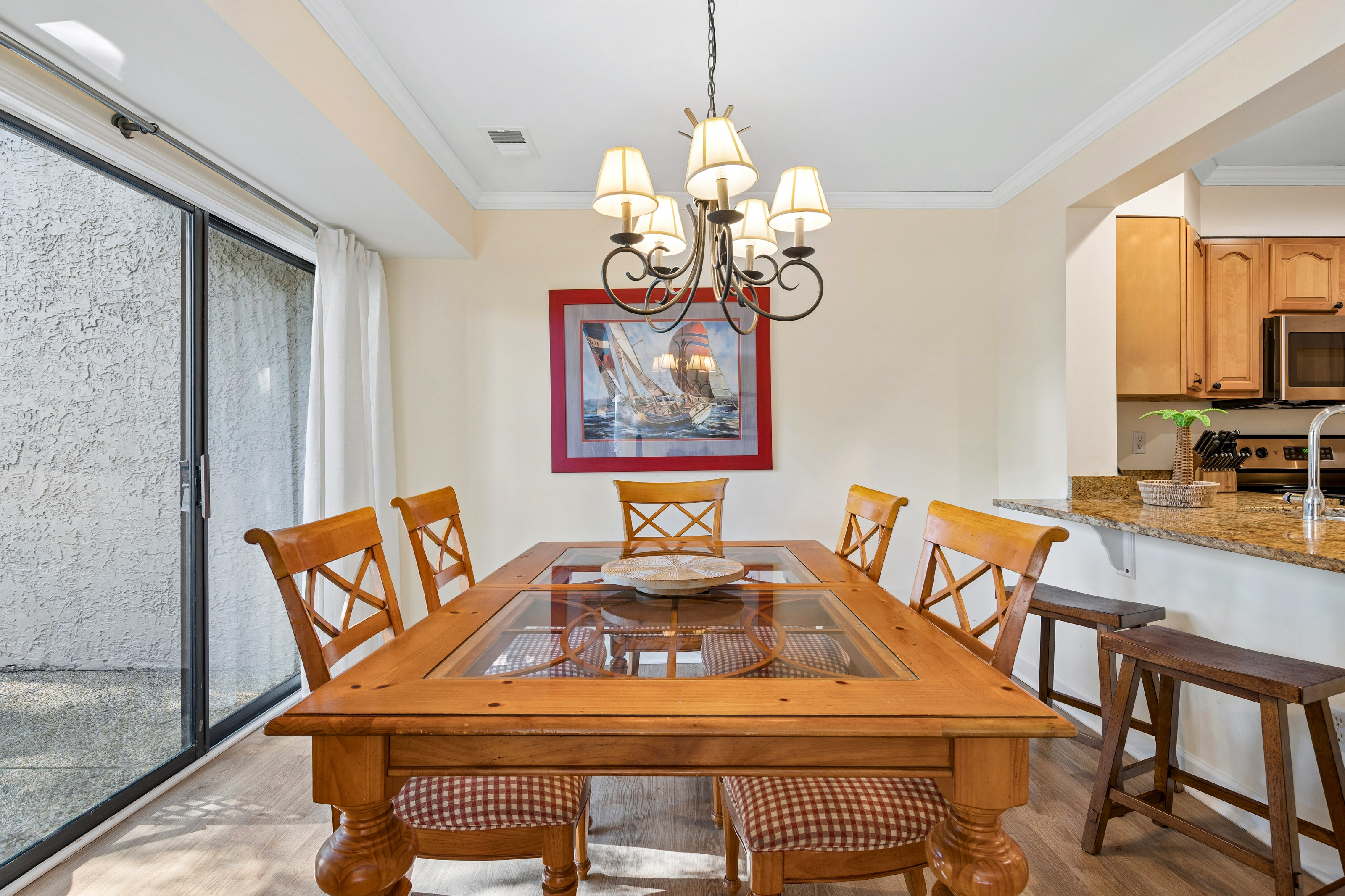 Spacious Dining Area with Kitchen Access
