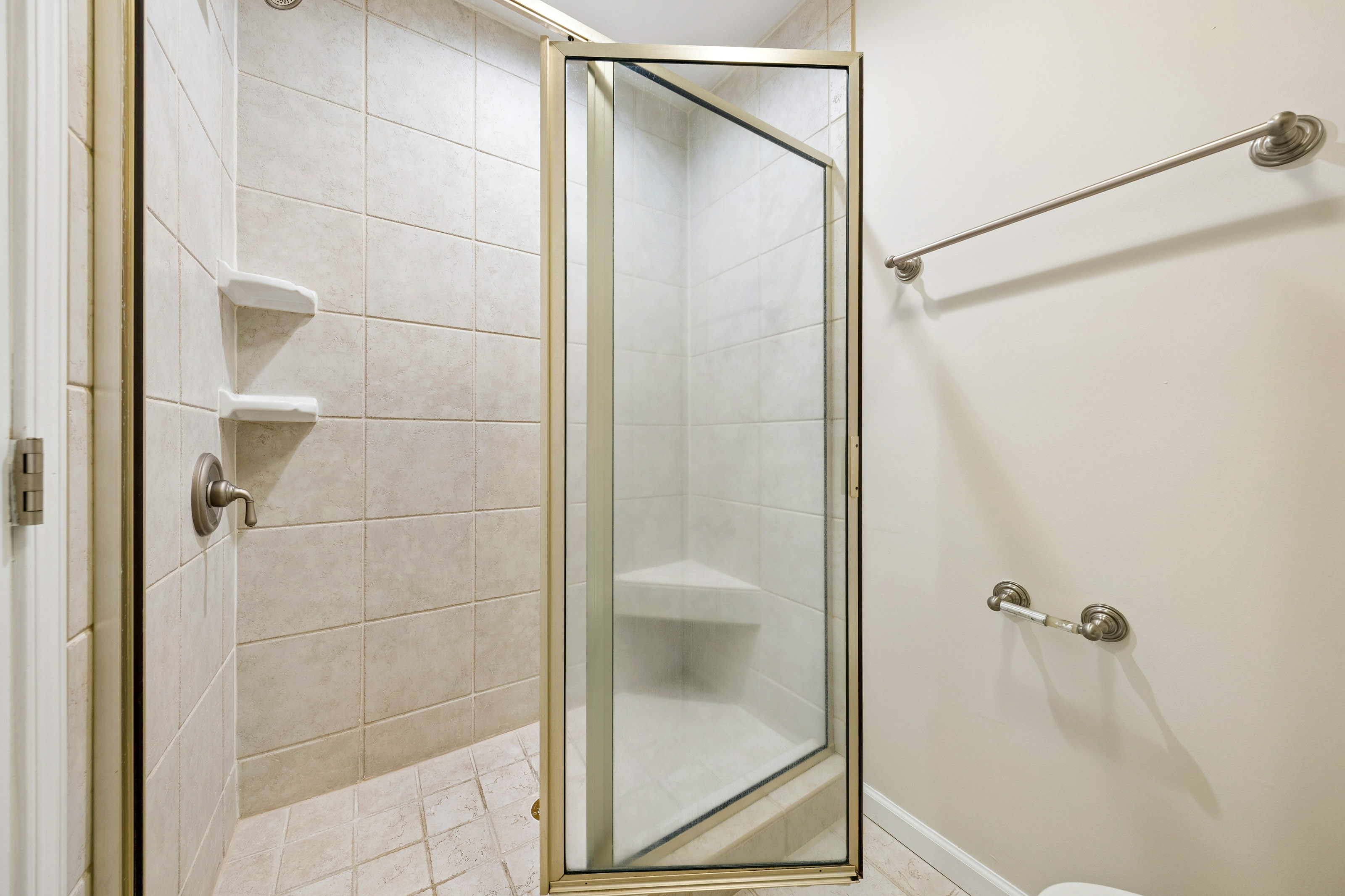Walk-In Shower in Primary Bathroom