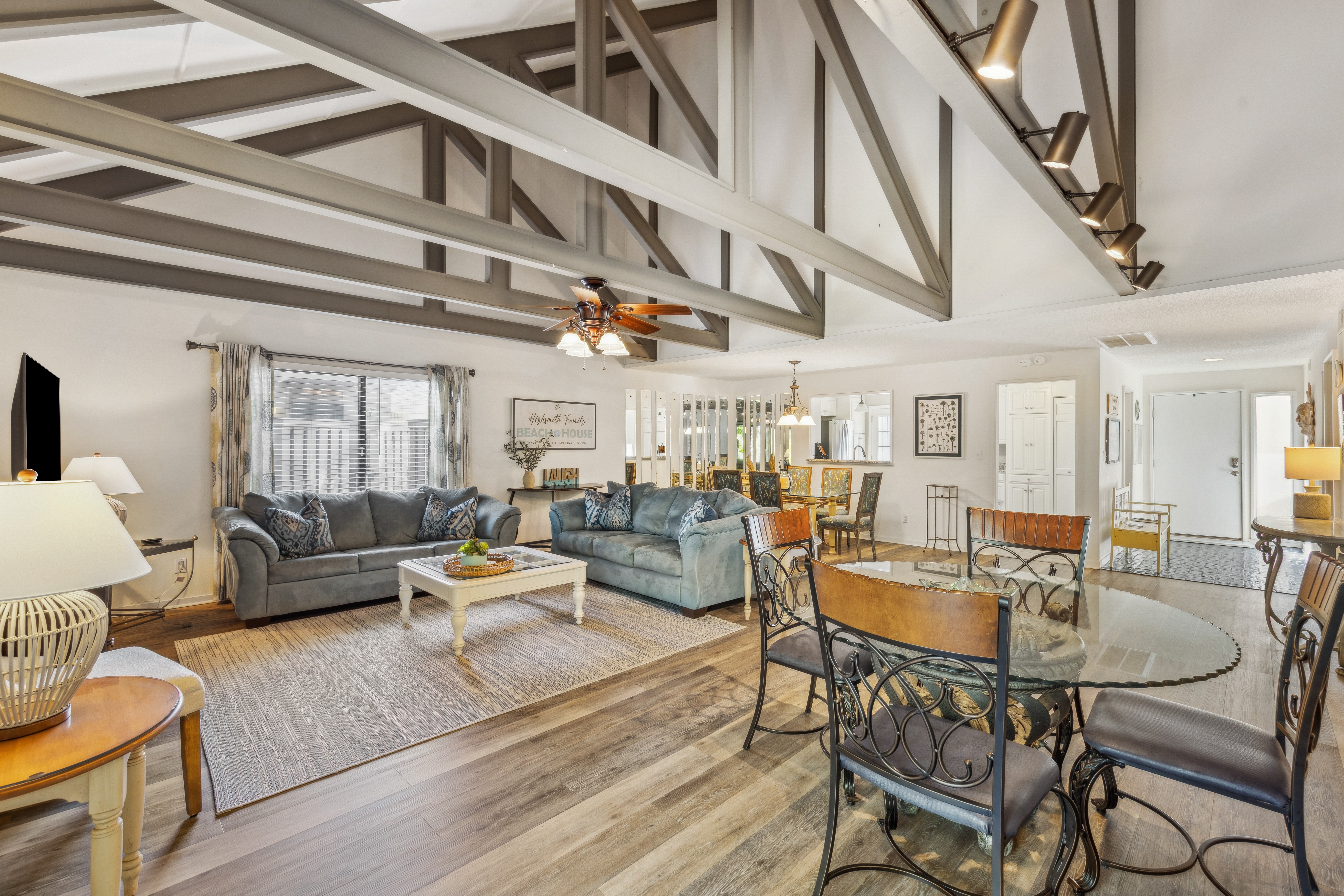 Spacious Living Room with Modern Comforts