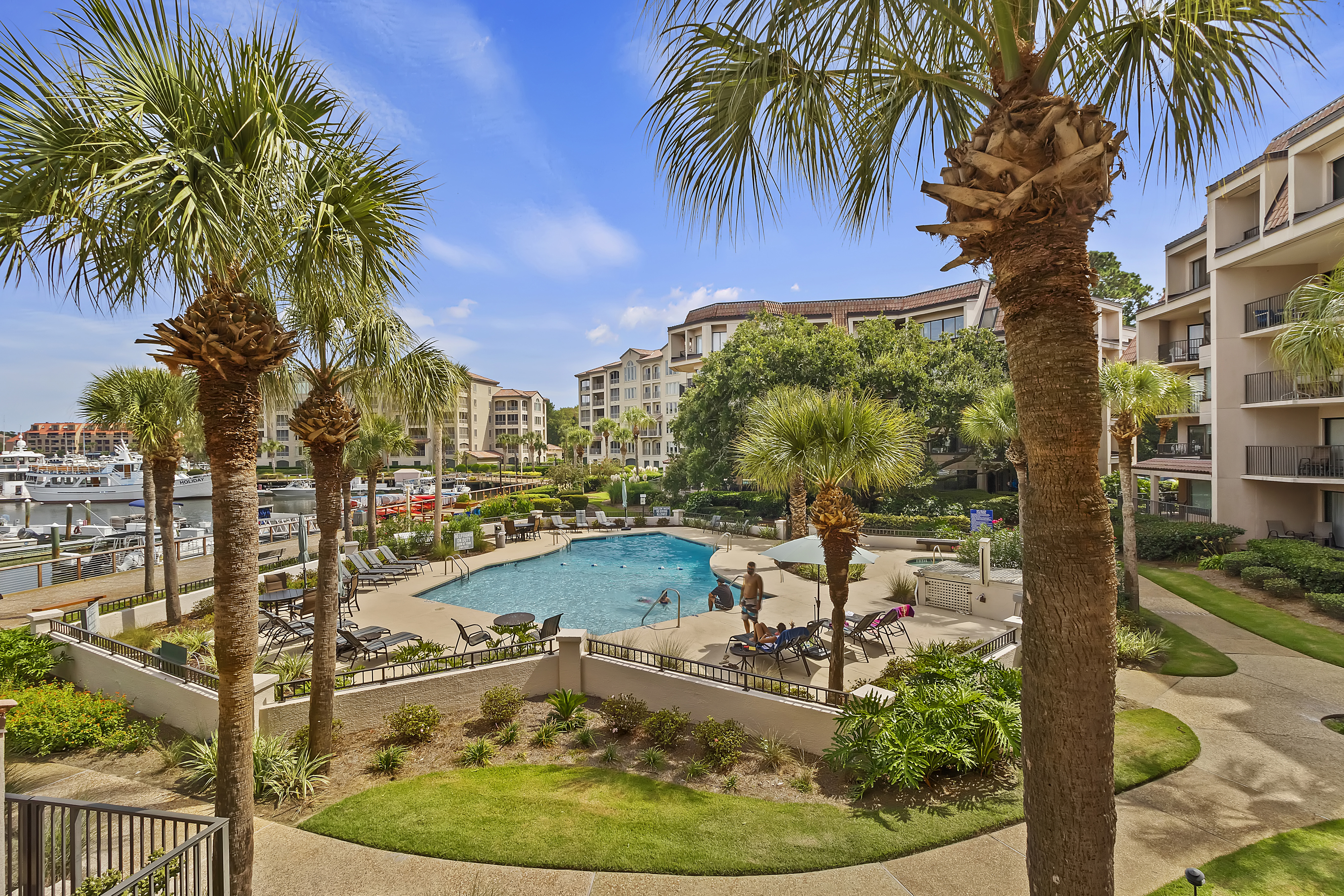 Takean Evening Walk Around the Pool