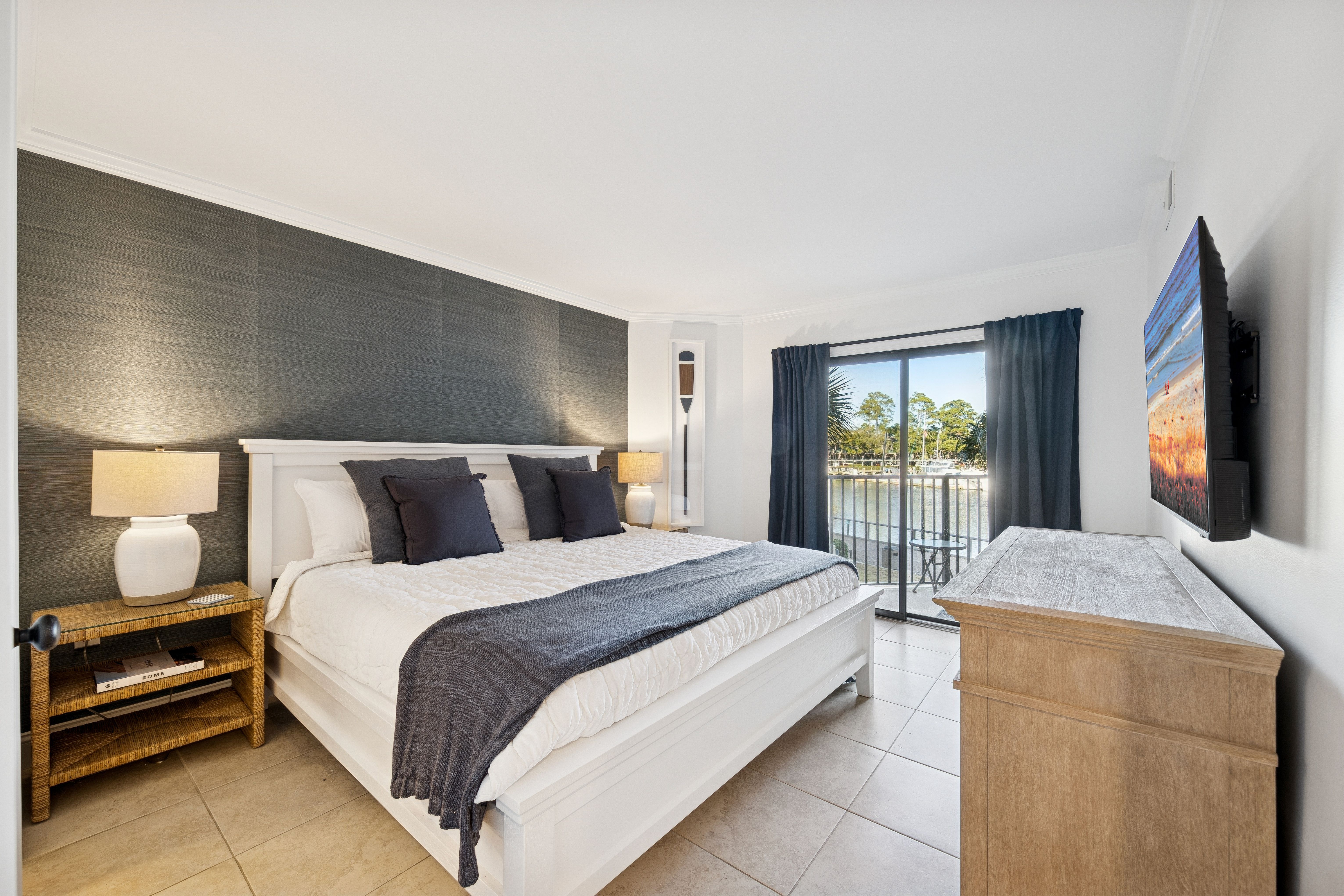 Primary Bedroom with an Accent Wall