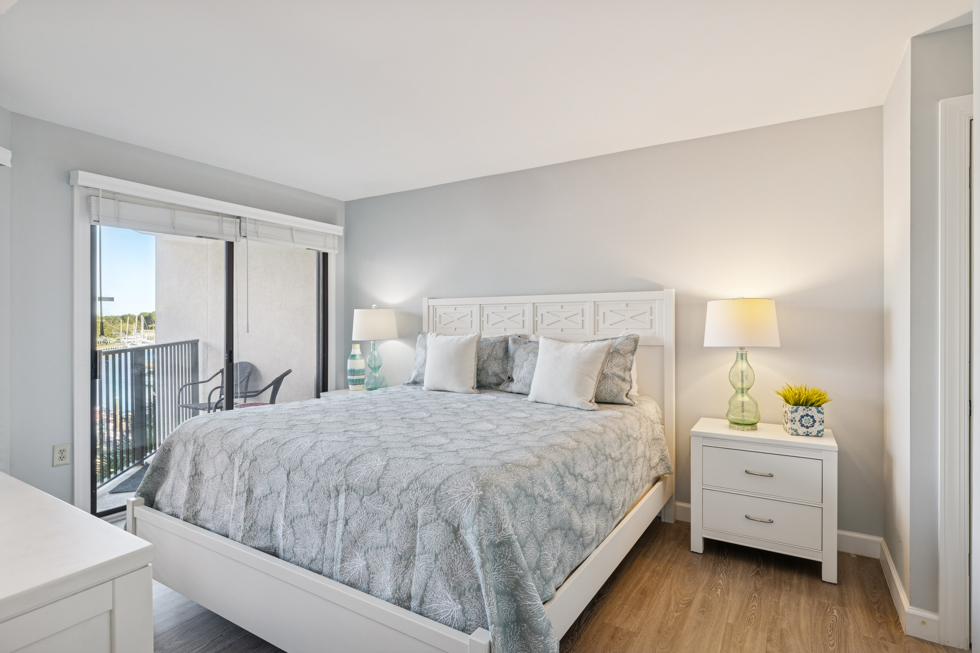 Primary Bedroom with Private Balcony & Bathroom