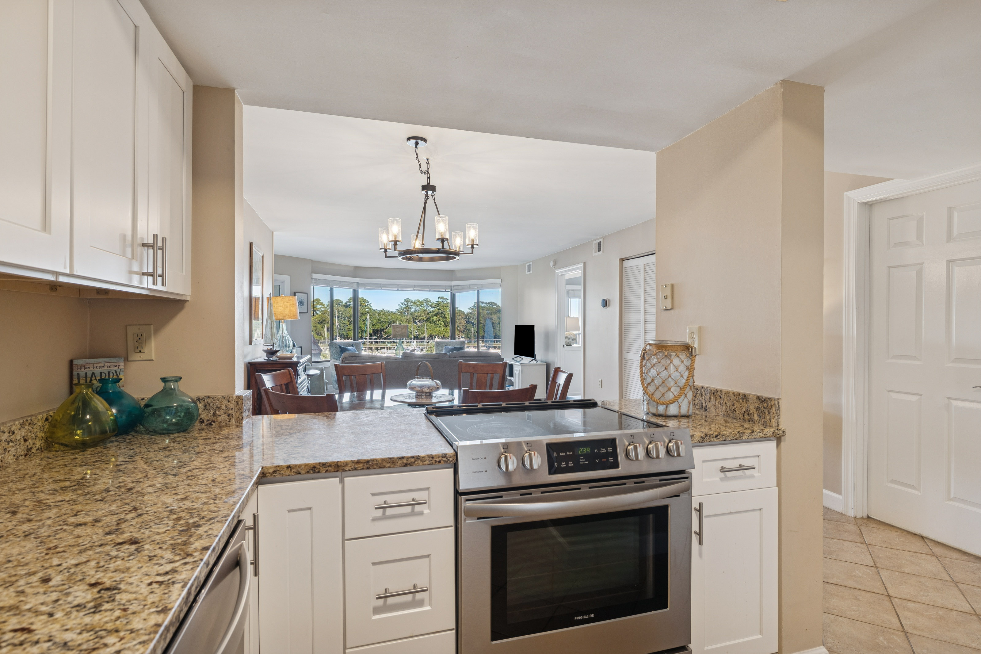A Moden Kitchen with Stainless Steel Appliances