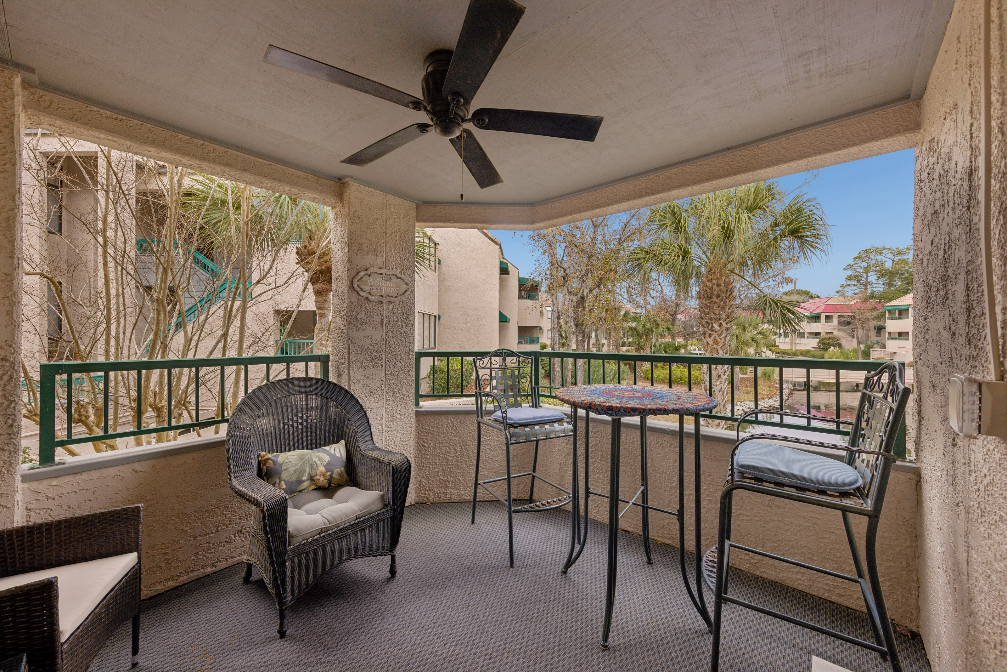 A Balcony with Tropical Views