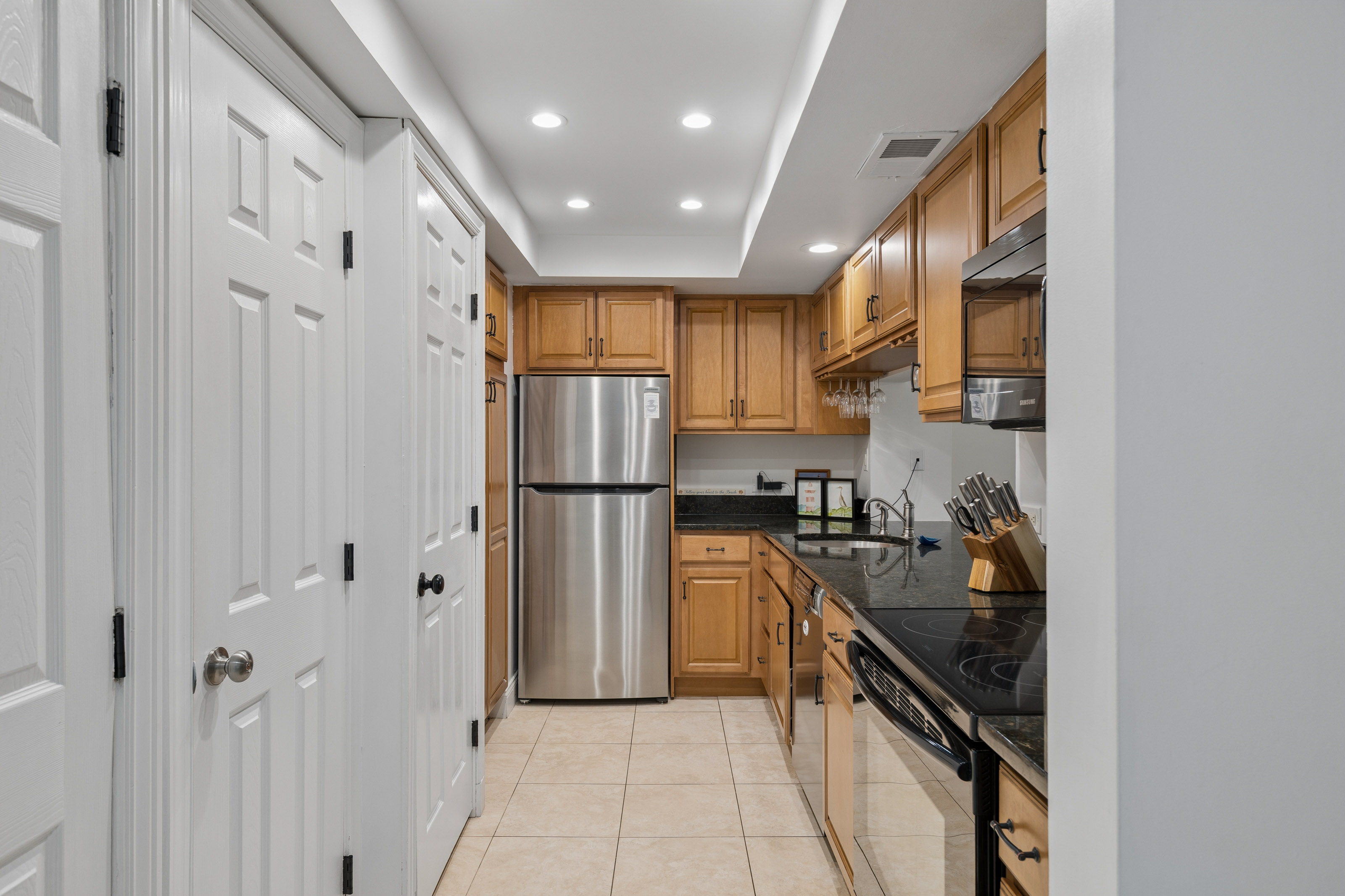 Modern Stainless-Steel Appliances 