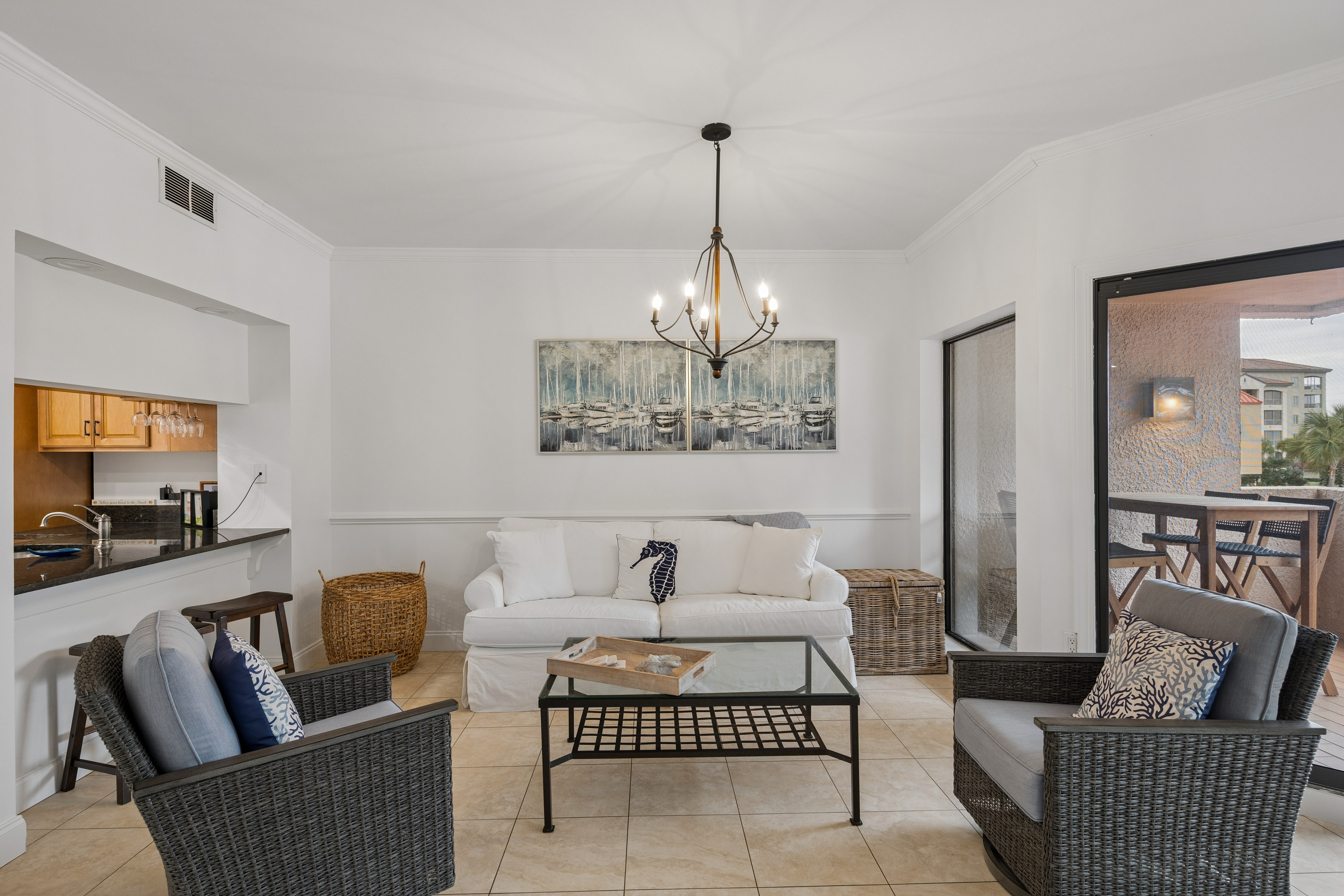 Nautical Style Living Space