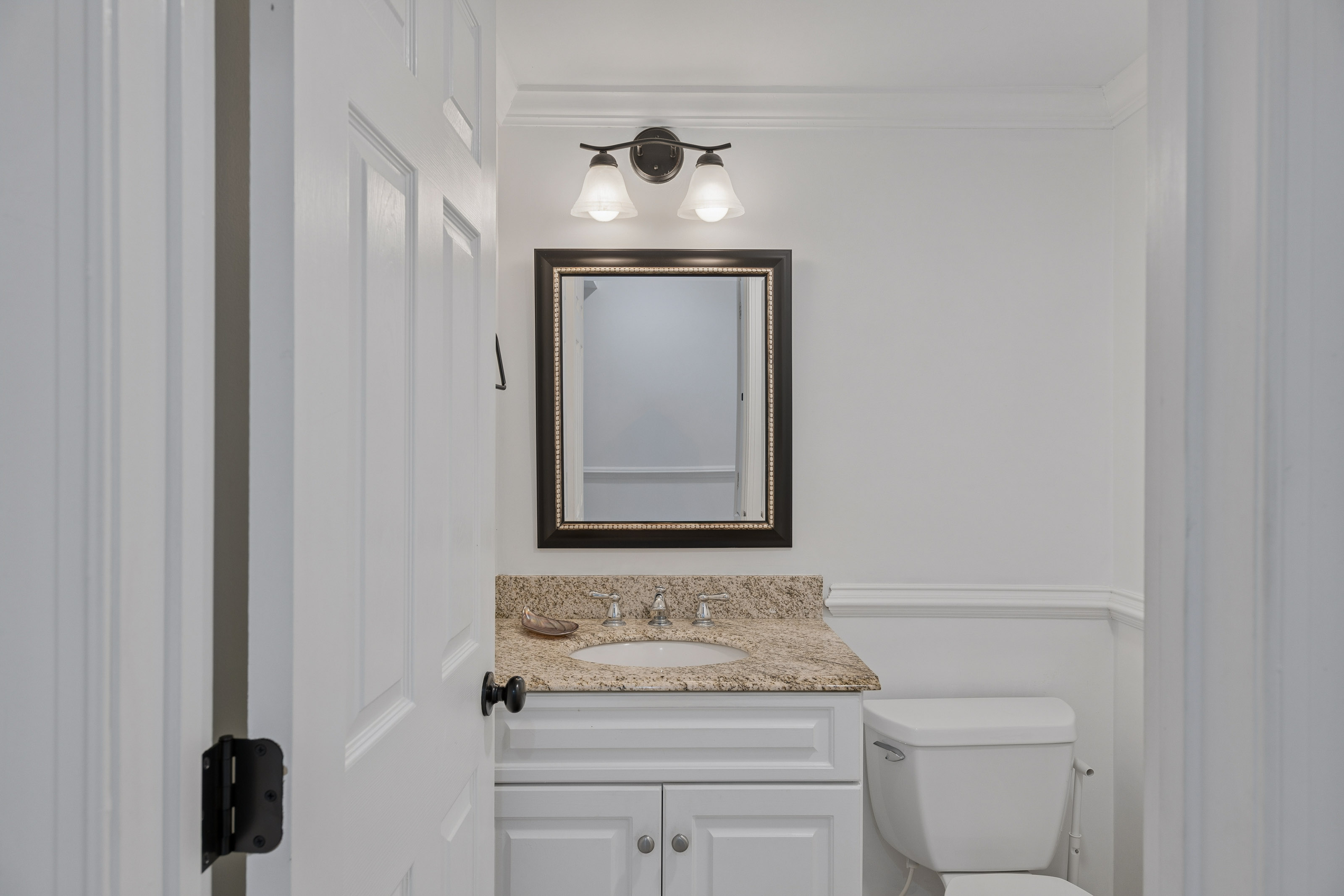 Inviting Half Bathroom 