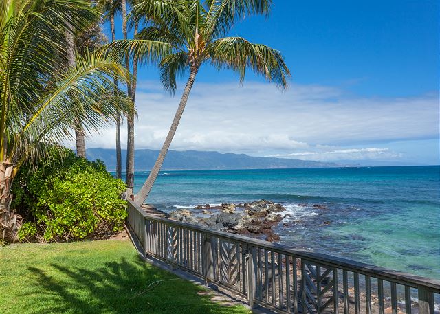 NALU HOUSE -Gorgeous Oceanfront Paia Bay Home