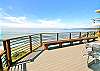 Oceanfront Deck with New Outdoor Dining and Gas Grill..