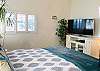 Upstairs Queen Bedroom #2 w/ Ocean View, Smart TV (connects to Jack n Jill Bathroom)
