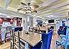 Dining Area - (seats 6 at table, 2 stools at counter)