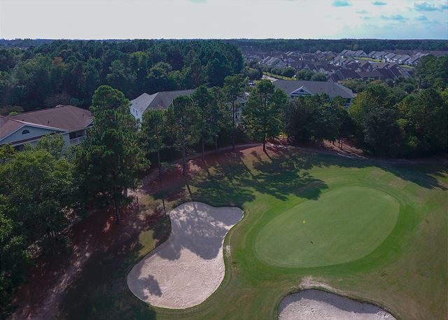 Drone View of Golf Course