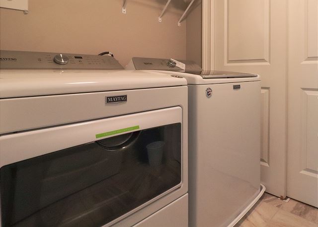 Laundry Room with Full Size Washer & Dryer