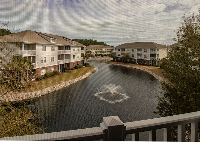 View of Pond off Balcony