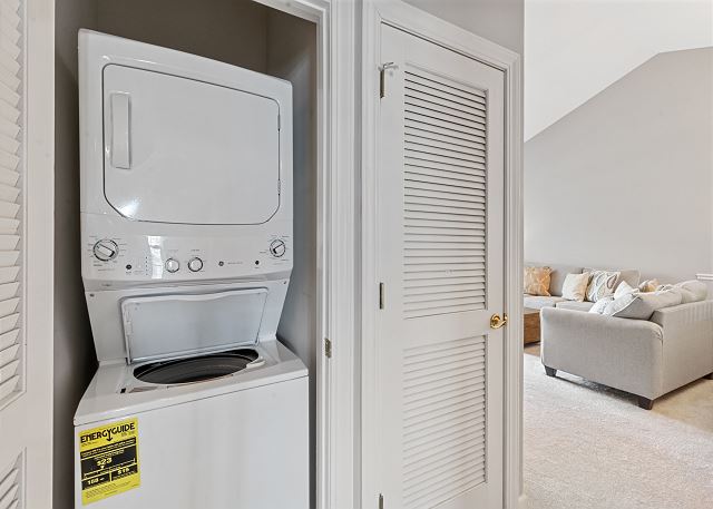 Washer/Dryer Area in Condo
