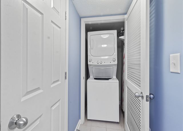 Washer/Dryer Area in Condo