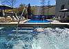 Outdoor Hot tub and pool