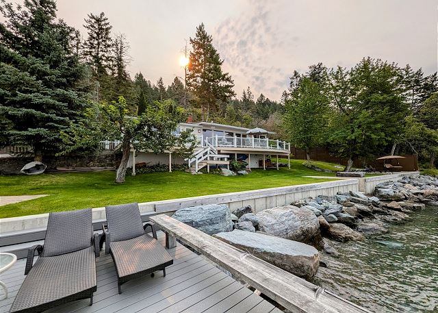 New Listing! Lake Front Retreat on Flathead with Private Dock