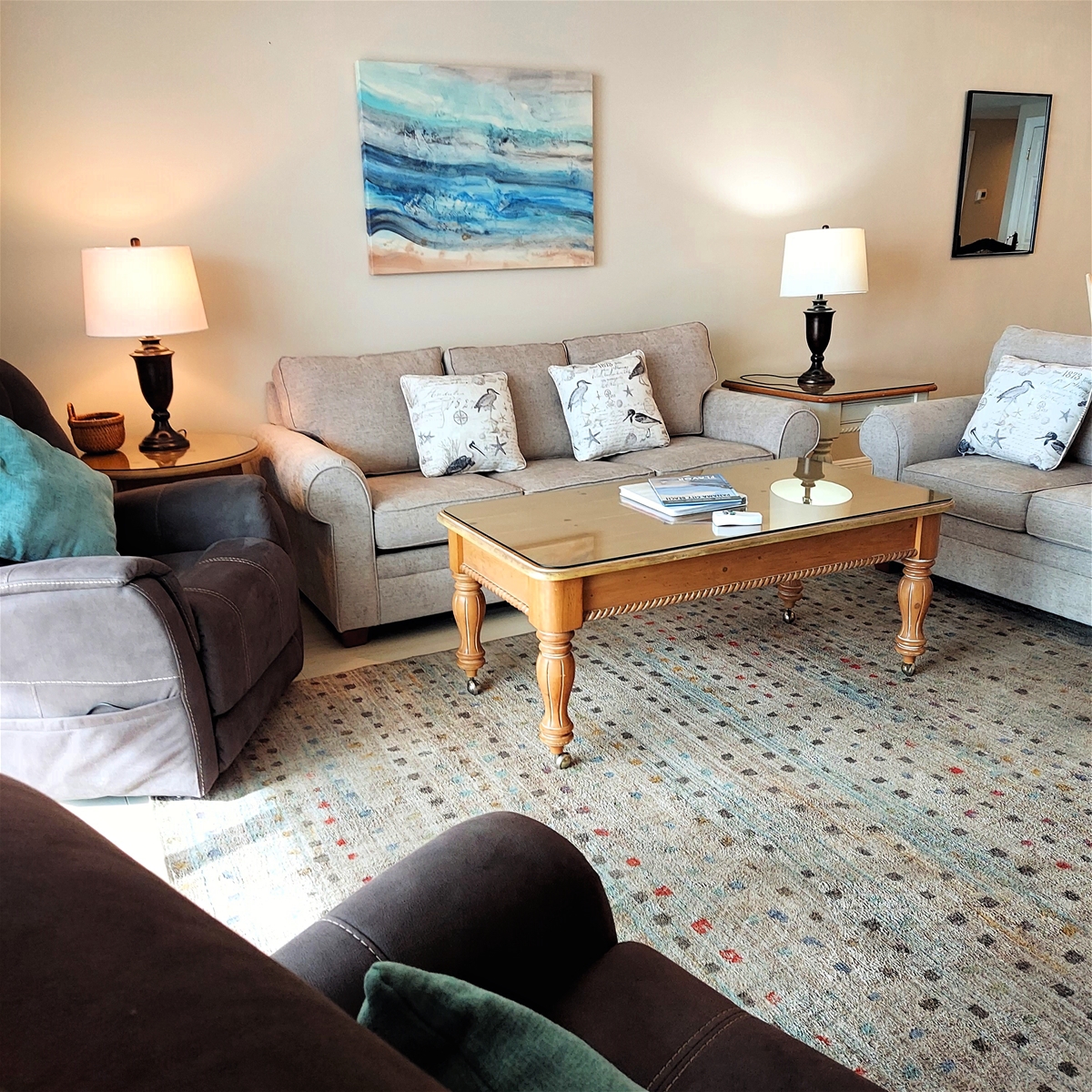 Gulf Front Living Room