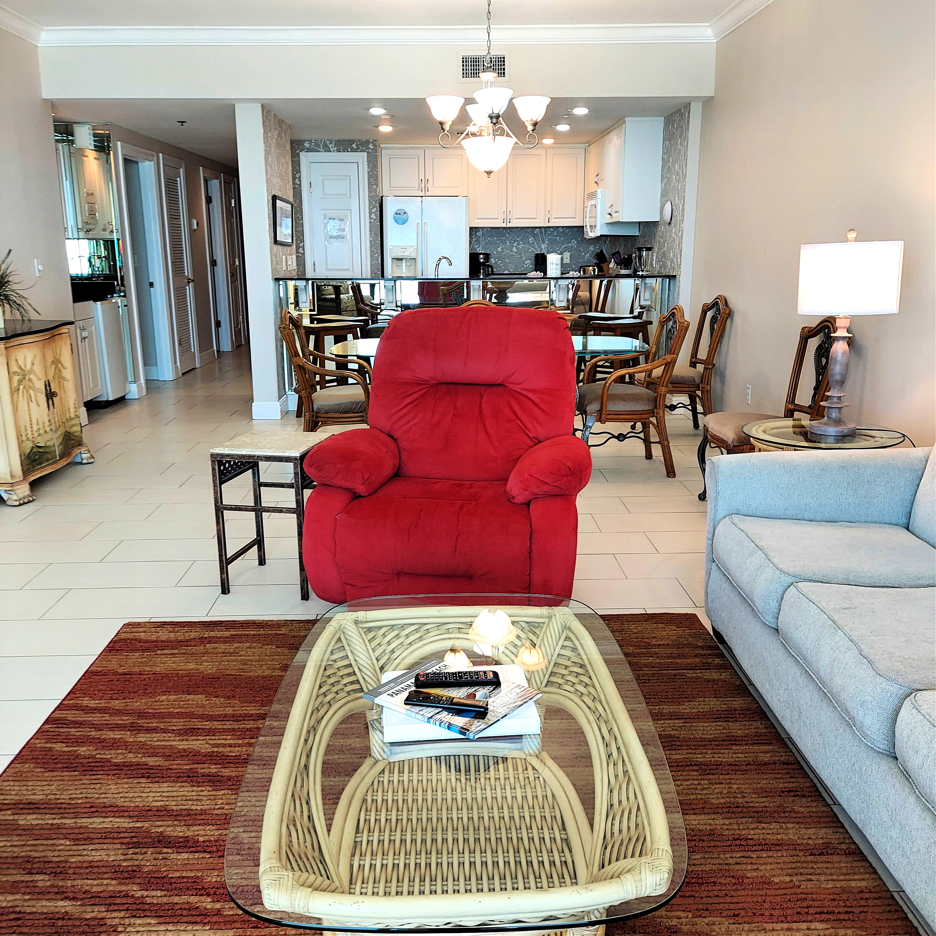 Open Living Room/Dining Room