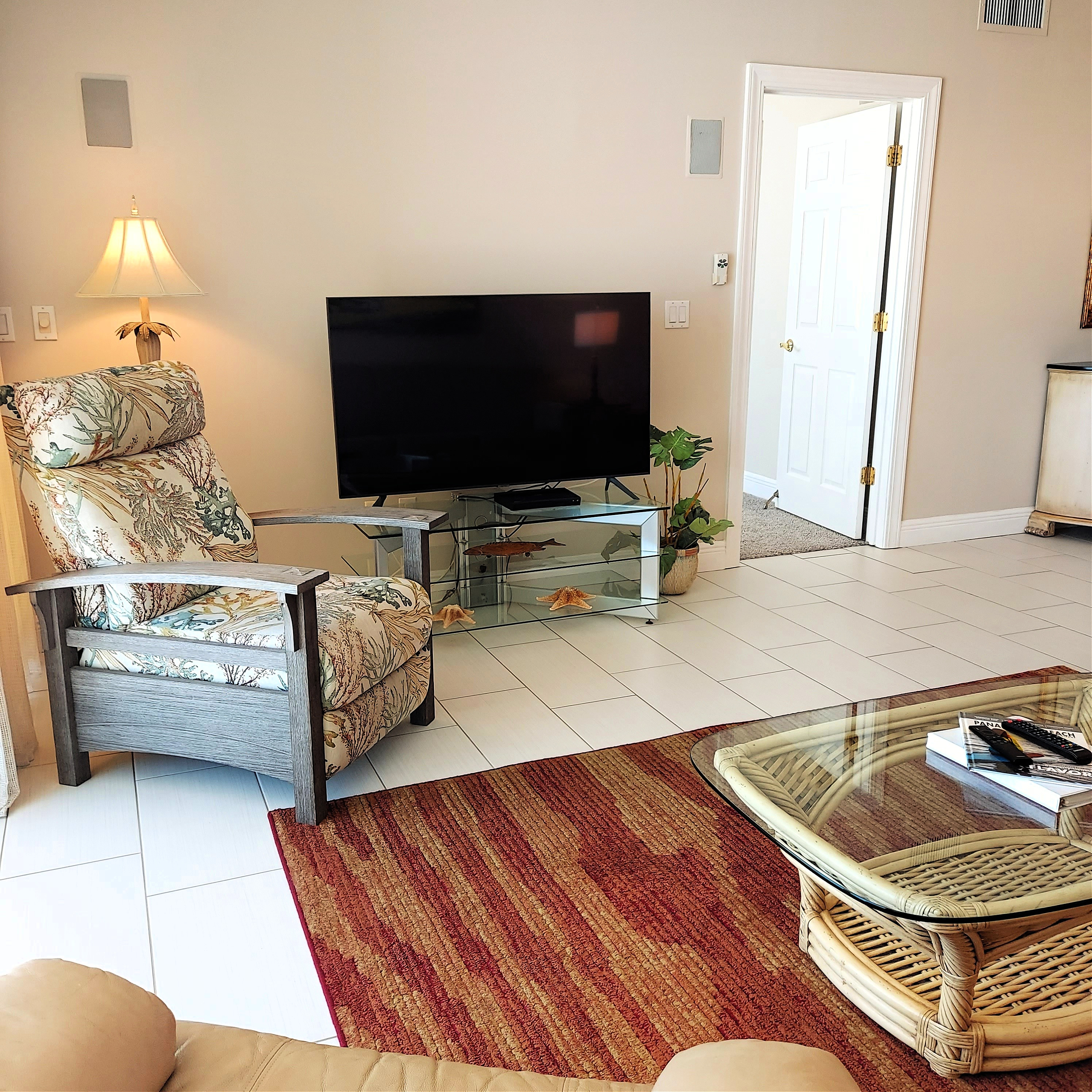 55 Inch TV in Living Room