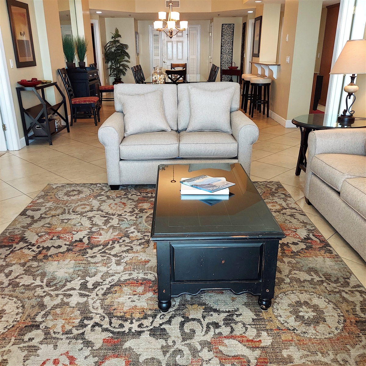 Open Living Room/Dining Room