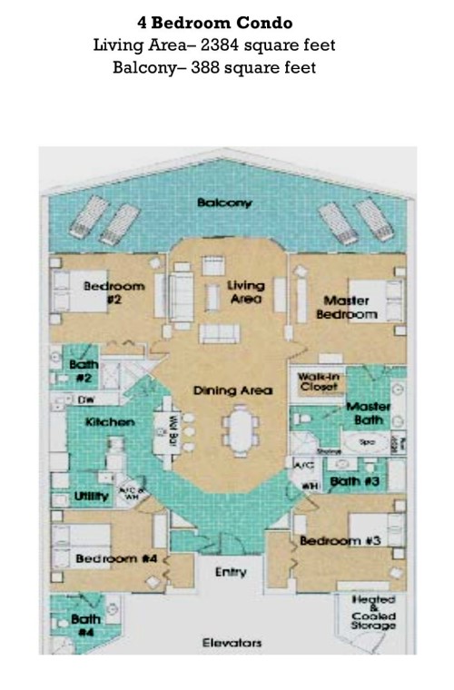 4 Bedroom Floor Plan