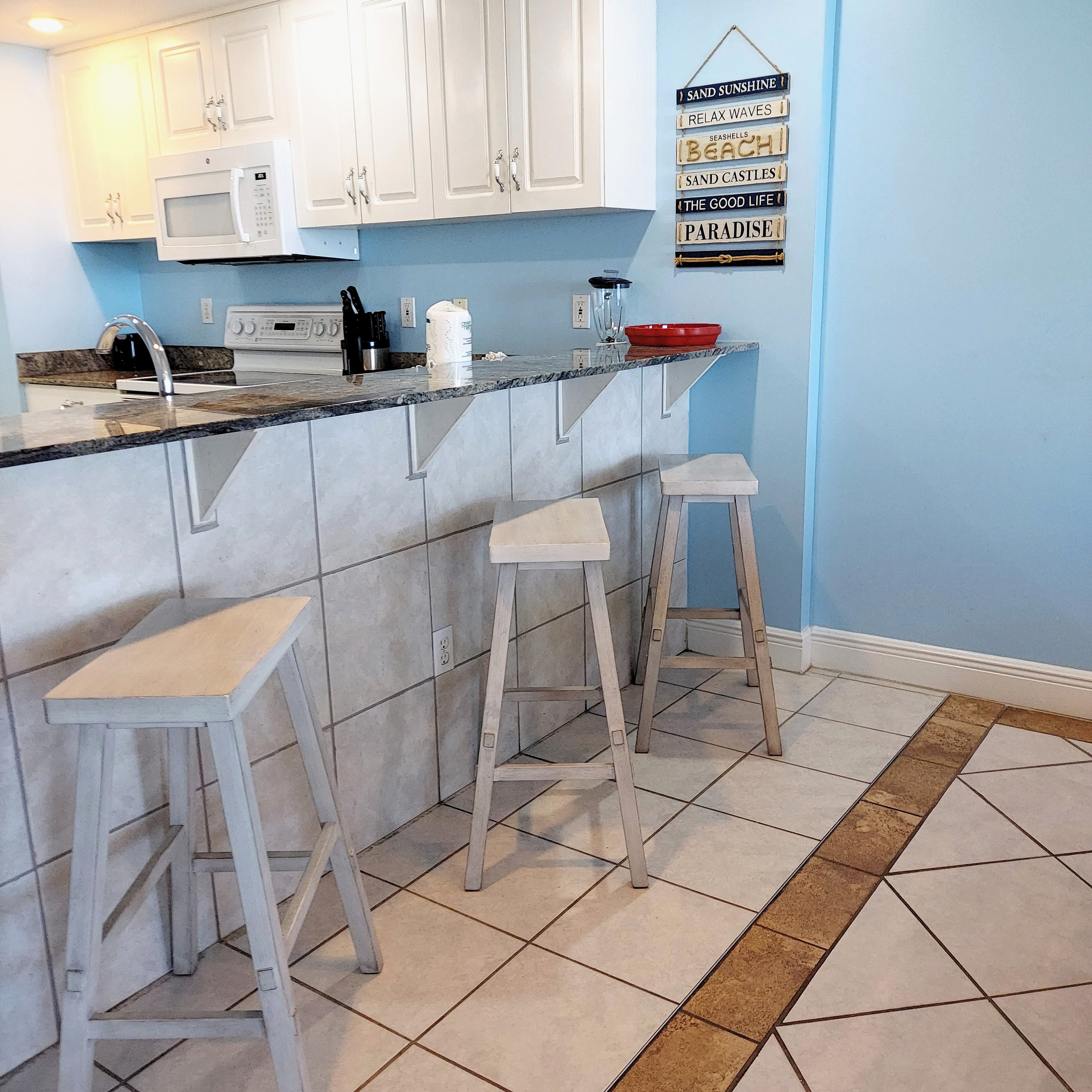 Bar Area with Seating for 3