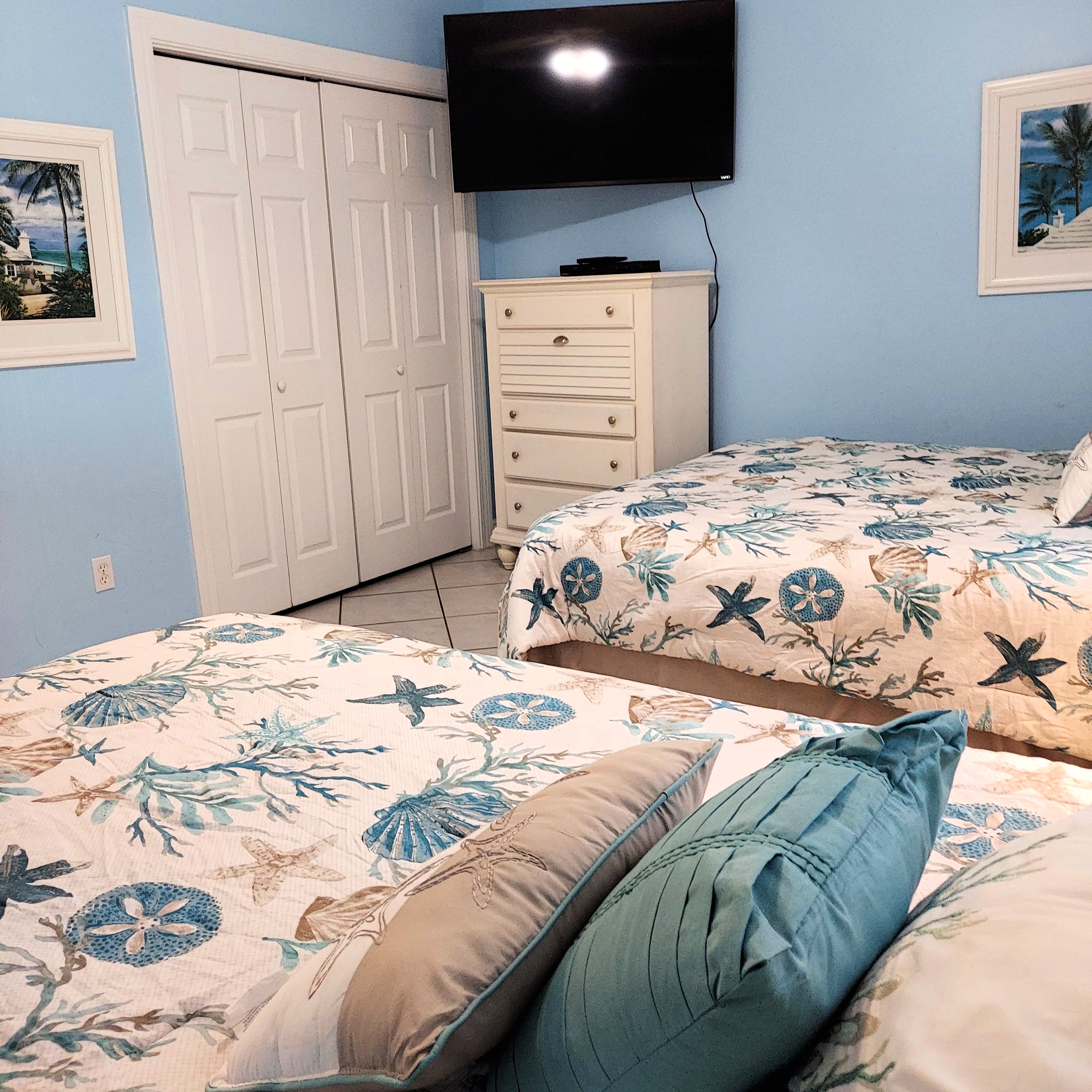 Guest Bedroom 50 Inch TV