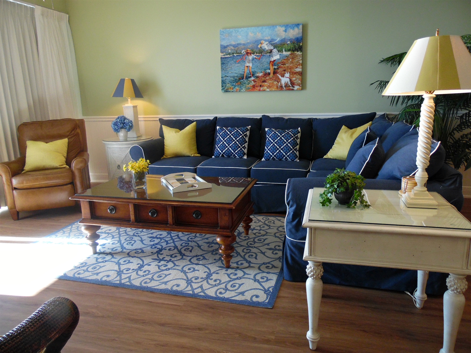 Living Room with Sleeper Sofa