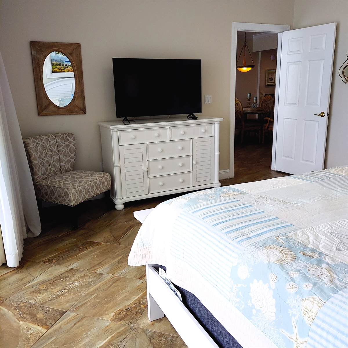 Master Bedroom 50 Inch TV