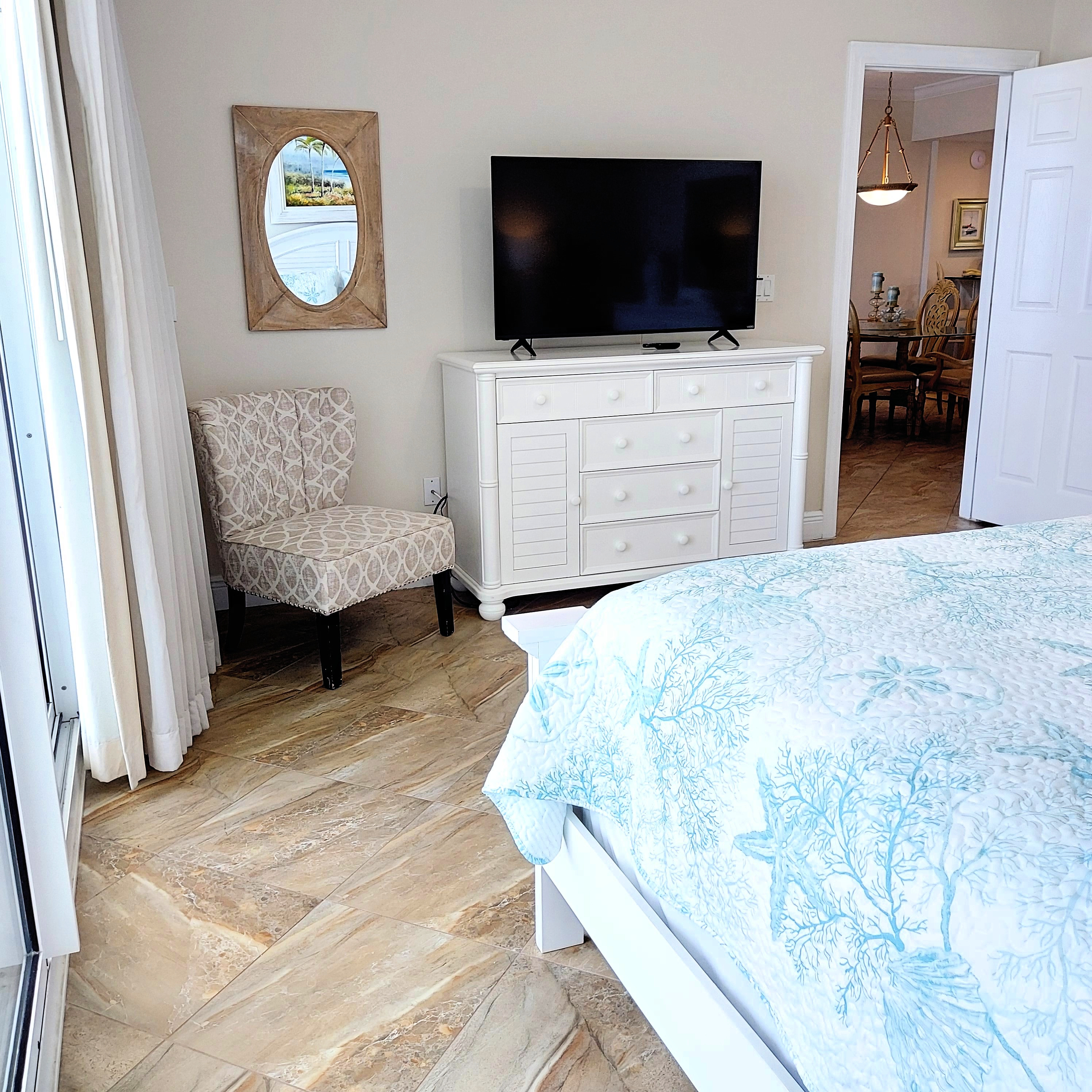 Master Bedroom 50 Inch TV
