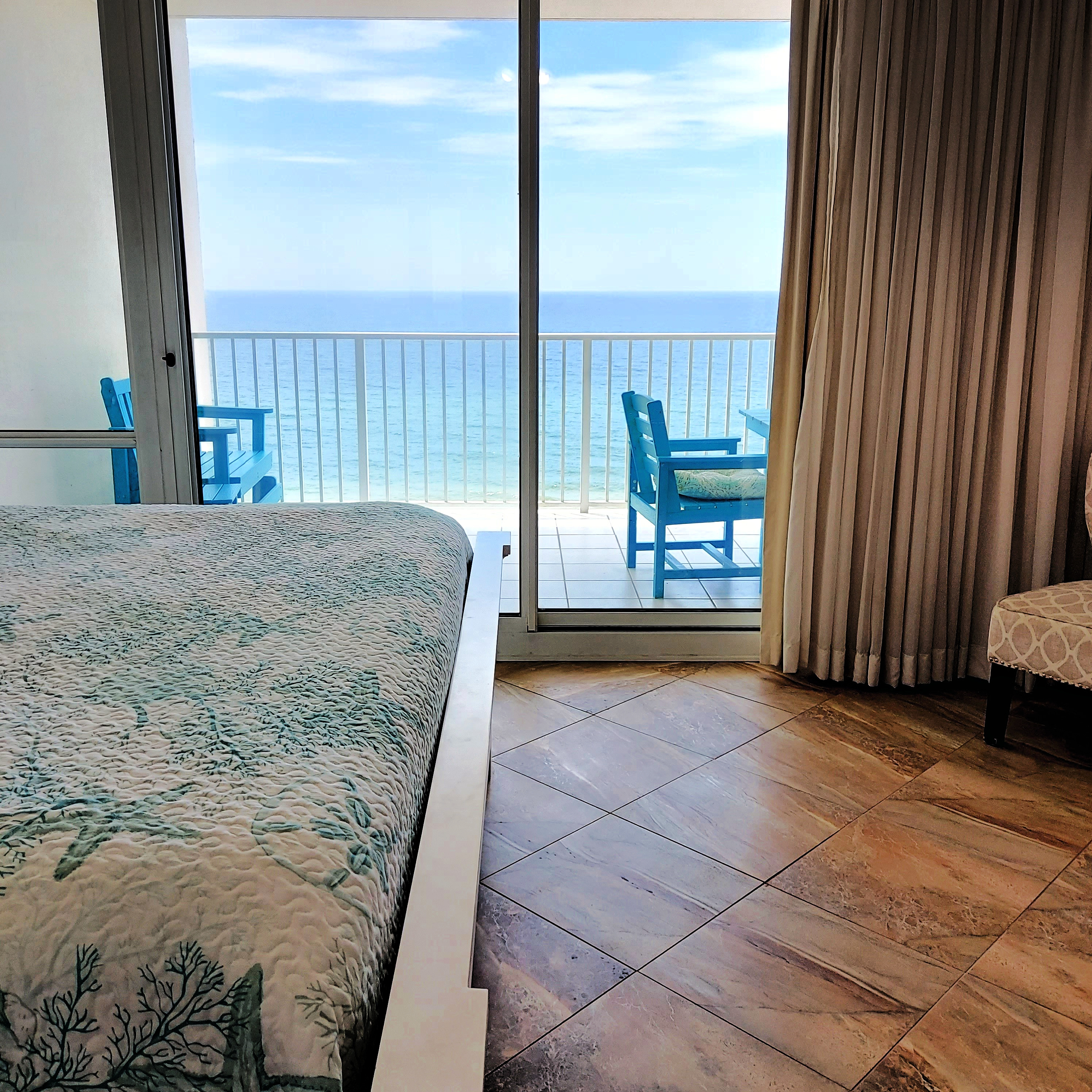 Gulf Front Master Bedroom