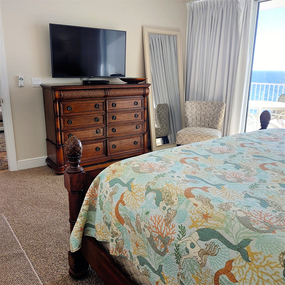 Master Bedroom 52 Inch TV