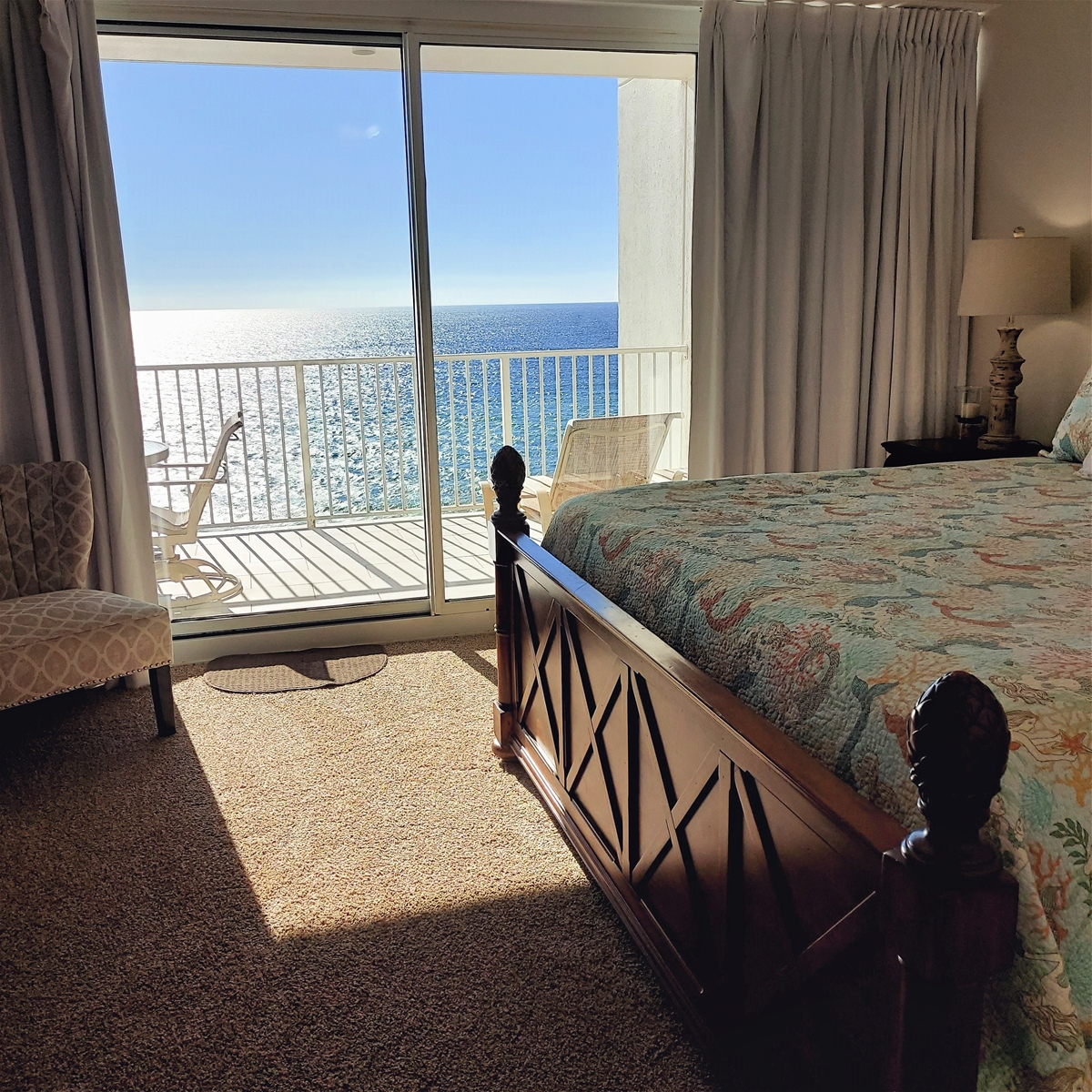 Gulf Front Master Bedroom