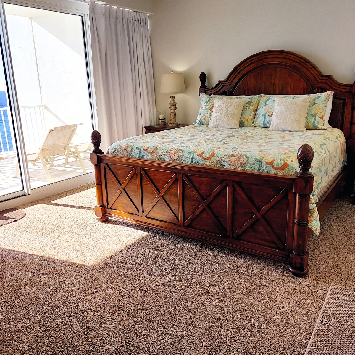 Gulf Front Master Bedroom 