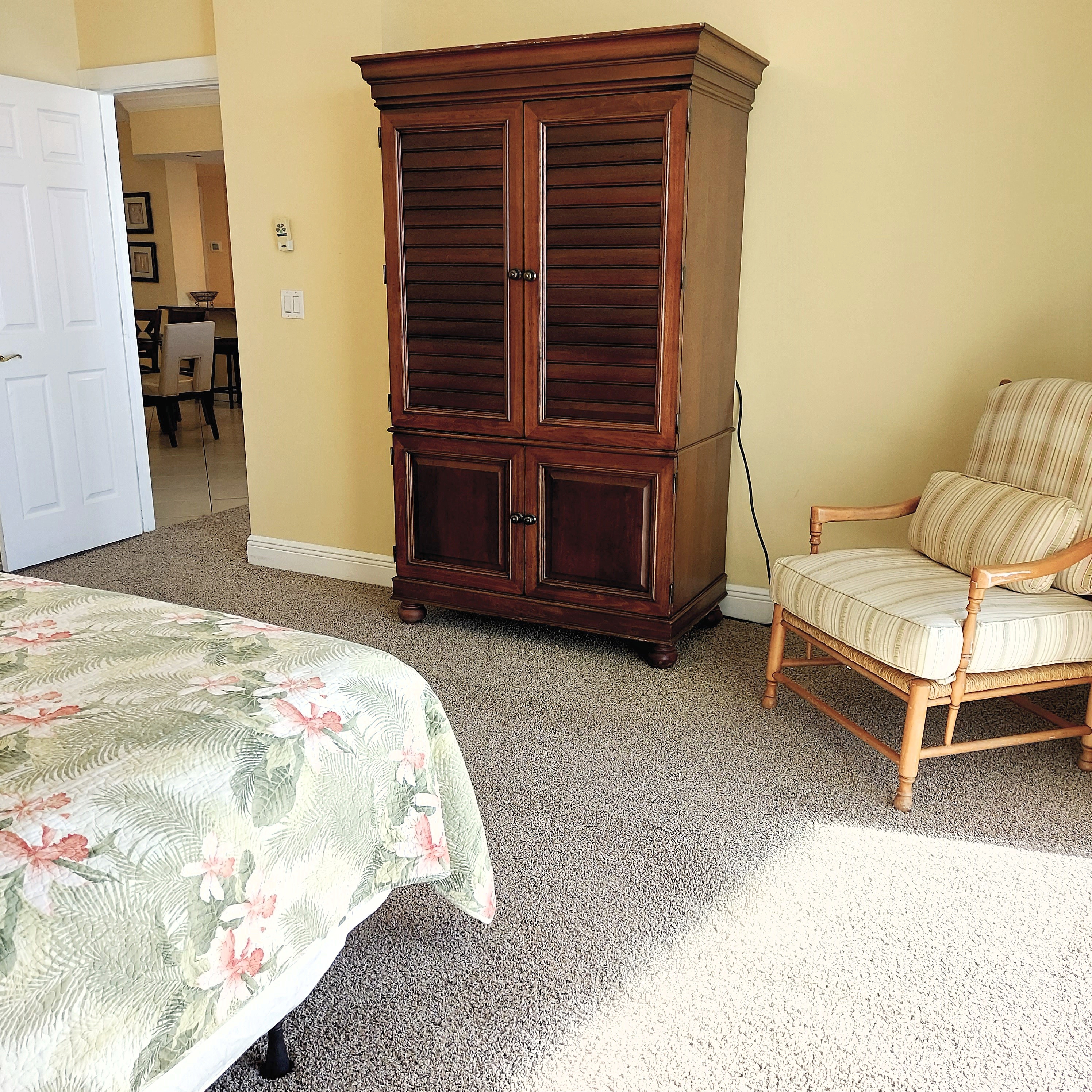 Master Bedroom View into Dining Area