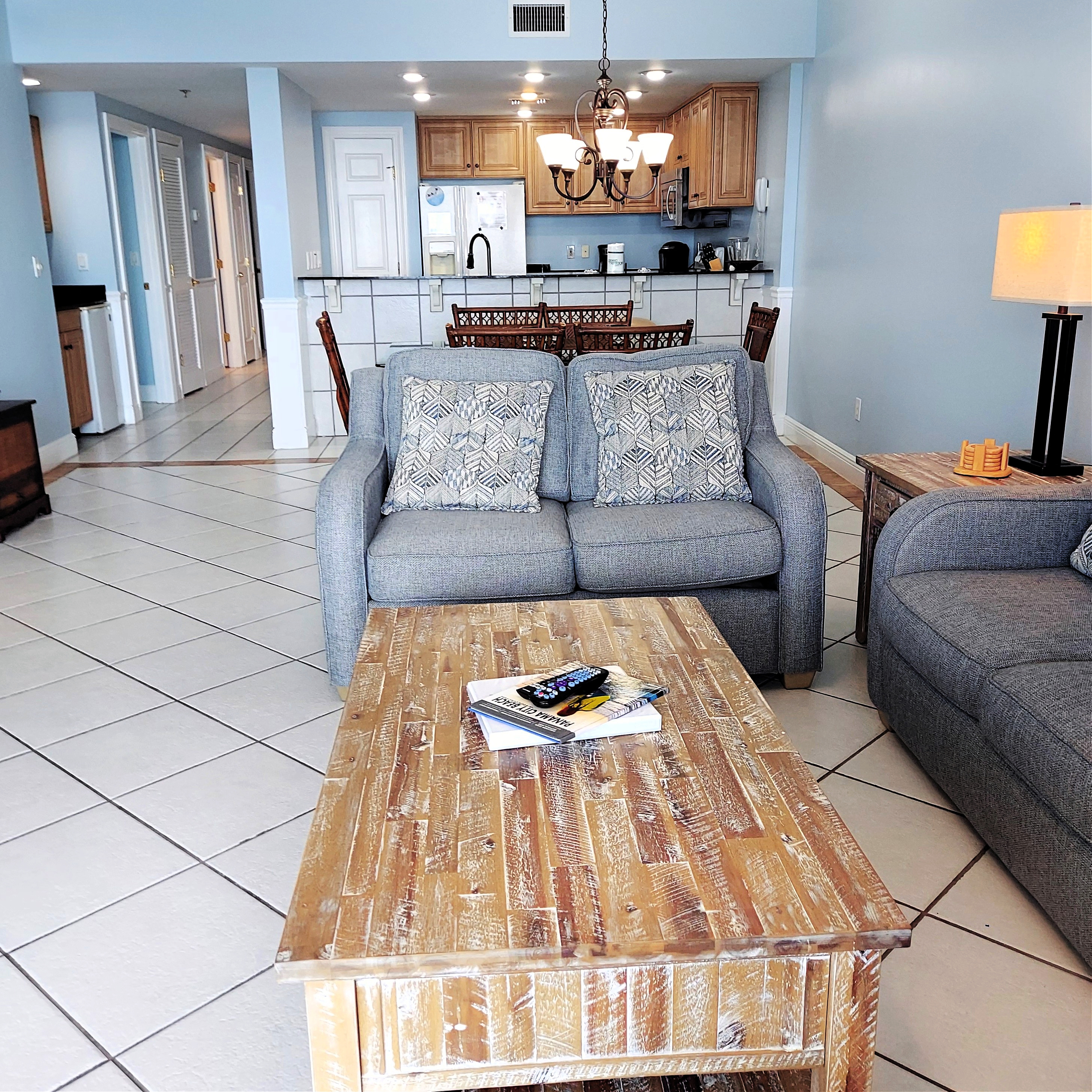 Living Room View to Kitchen