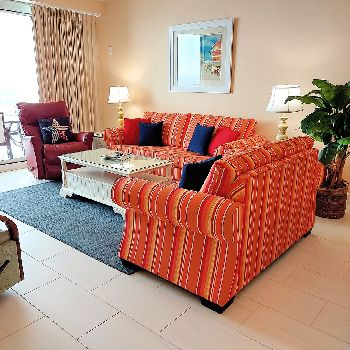 Gulf Front Living Room