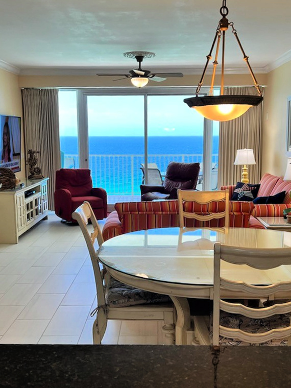 Kitchen View to Balcony