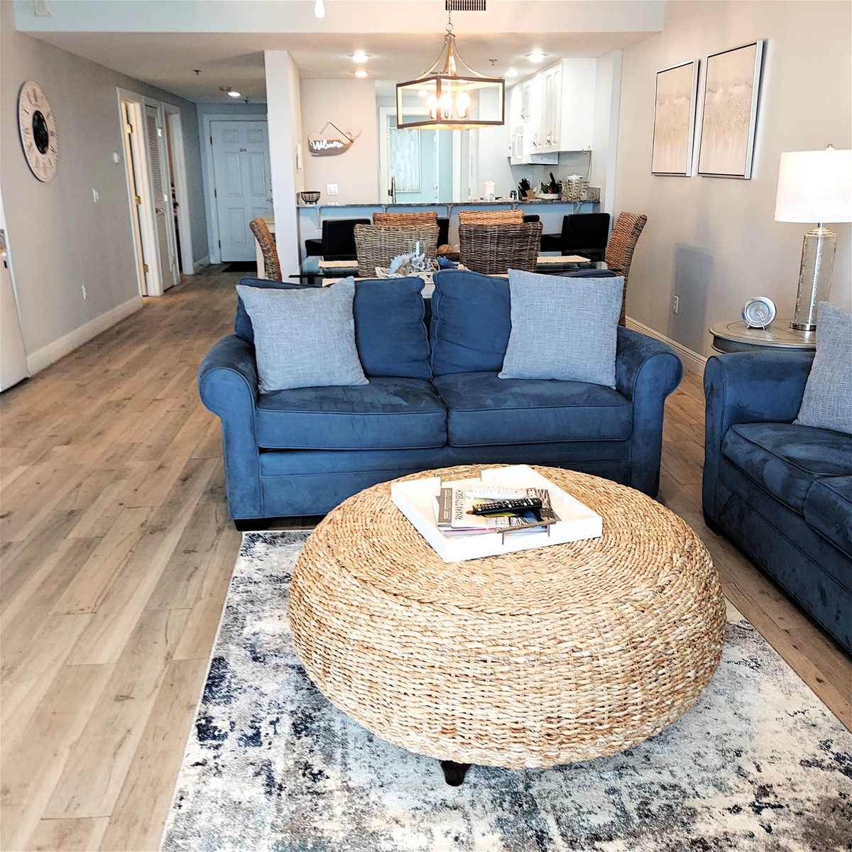 Living Room View to Kitchen