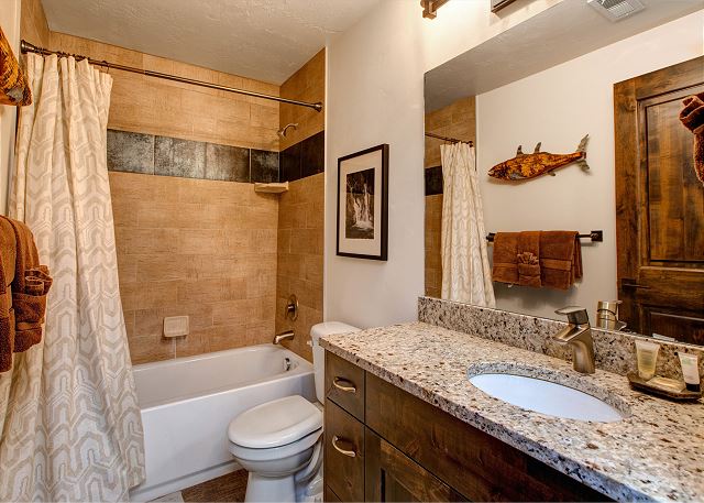 Shared Bathroom with Tub/Shower Combo