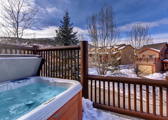 Private Hot Tub on Upper Deck