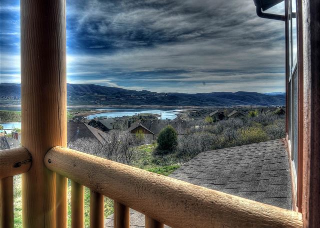 Balcony with Views of the Jordanelle Lake